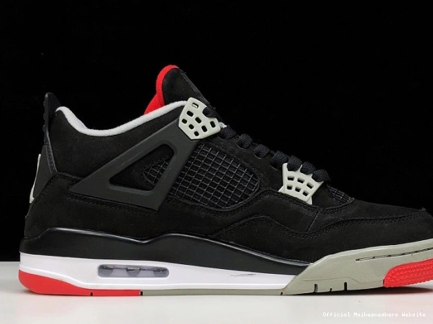 Official Maikesneakers RETRO 308497-060 BLACK JORDAN CEMENT 4 0805